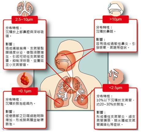 霧霾影響人體健康